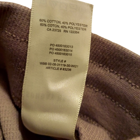 Aritzia Sunday Best Baby Waffle Kick Flare Pant In Turner Taupe - Picture 8 of 15